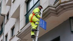 Juan Carlos I desaparece de las calles de Pontevedra