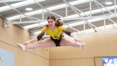 Copa Galicia Internacional Gimnasia Trampol&iacute;n disputada en A Ra&ntilde;a