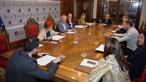 Jos Tom presidi la junta de gobierno en funciones celebrada este viernes en la Diputacin