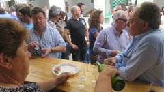 Una caseta de venta de vinos en una edici�n anterior de la feria