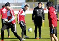 Eduardo Berizzo considera que su equipo ya est� recuperado de la goleada del Bernab�u. 