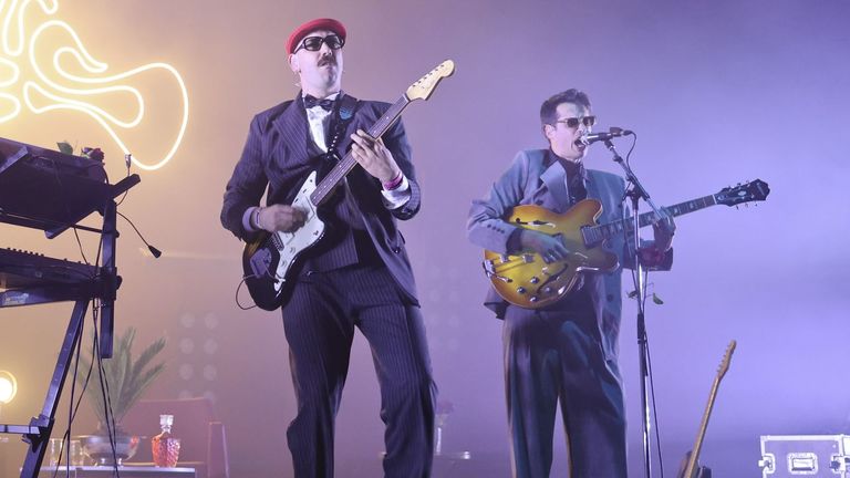 The Rapants durante su concierto en el Multiusos Fontes do Sar