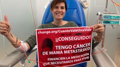 Victoria Rodrigo Fonseca, paciente de cncer de mama metastsico y portavoz del movimiento Sin tratamiento, nos morimos