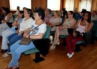 Representantes de asociaciones y clubes, en la reuni�n celebrada en julio con el alcalde. 