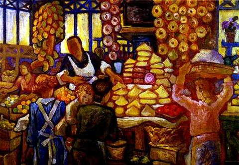 La colecci�n est� compuesta por veinti�n cuadros de diferentes �pocas del pintor de Pontecesures.