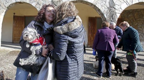 Bendici�n de mascotas en la iglesia de Campolongo
