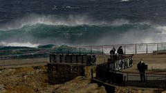 El cicl�n extratropical Bella ya se deja notar en la costa de A Coru�a
