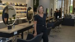 La santiaguesa Julia Gonz�lez es la estilista que dirige Julia G Peluquer�a, en O Milladoiro.