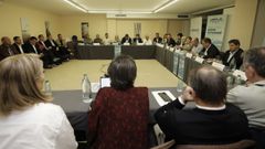 Interfederativa de cofradías de pescadores del Cantábrico noroeste celebrada a finales de octubre del 2024 en Burela