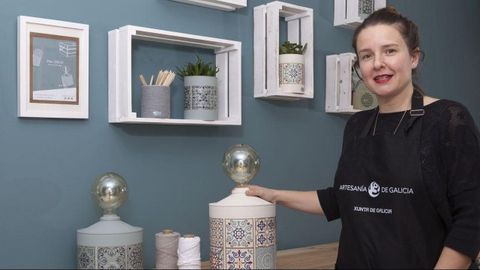 Paula comercializa piezas de decoraci�n sostenibles y artesanales a trav�s de su firma �Pau Dec�.
