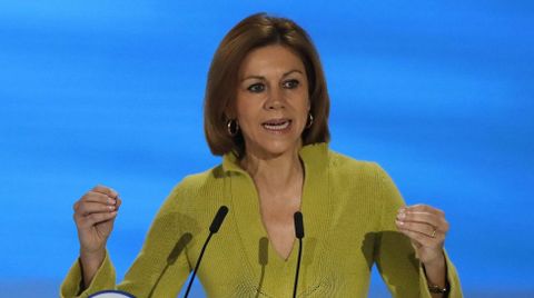 A reconquistar el espacio de centroderecha llam� expl�citamente Cospedal en el congreso del PP del pasado fin de semana