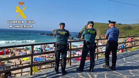 La Guardia Civil en el eclipse en Valdovi�o