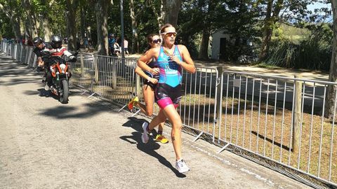 La triatleta naronesa Sara Guerrero