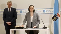 Rueda bromea con la responsable de Asuntos Constitucionais: <span lang= gl >�Non te vas aburrir�</span>