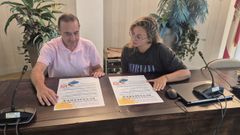 O alcalde de Xove, Demetrio Salgueiro, durante a presentaci�n do programa Xovesperta