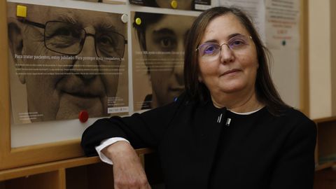 María José Modroño en la presidenta de la Academia Médico Quirúrgica