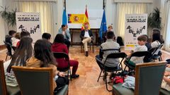 Un momento de la Xornada de Administraci�n Aberta en la Subdelegaci�n