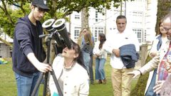 Jornada centrada en el eclipse solar de agosto celebrada en el Palacete das Mendoza