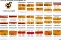 Calendario de Segunda Divisi�n B 2016-2017