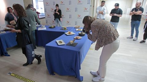 Presentacin de Degustatapas Sanxenxo, en la sala Nauta