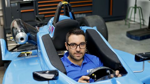 El piloto lucense Alonso Liste, que este fin de semana compite en Mallorca