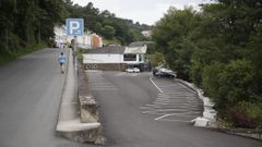 Las obras en el aparcamiento del Club Fluvial han finalizado hace aproximadamente dos semanas