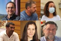 De izquierda a derecha: Iv�n Morales, Manuel Amarelle y Miriam B�rtolo en la fila superior, y Manuel Figueroa, Marina Cancela y Carlos Canosa en la fila inferior