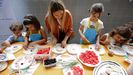 JORNADA SALUDABLE PARA NI�OS CELIACOS CELEBRADA EN LA PLAZA DE LUGO DE A CORU�A
