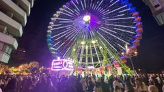 Noria navide�a instalada en Vigo