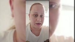 Alina Shatalova en el v�deo que vieron ayer los estudiante del colegio Torre de Lemos