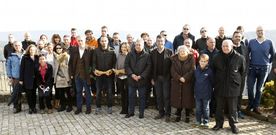 Los corredores recibieron ayer sus premios en la bodega Regina Viarum, situada en la parroquia soberina de Doade. 
