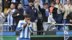 Yeremay celebra el gol anotado al Almera