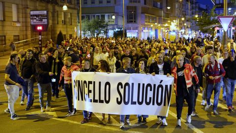 Imagen de una reciente manifestacin contra la poltica de personal del gobierno de Gonzalo Prez Jcome.