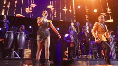 Davinia Fleitas y Juan Carlos Balbuena son los cantantes m�s representativos del Combo Dominicano.