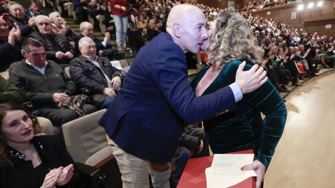 Entrega del Premio Aresa a Traloagro en un acto celebrado en la Facultade de Veterinaria de Lugo