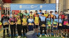 Los mejores de cada categor�a se hicieron la tradicional foto de familia cuando concluy� la prueba.