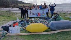 La limpieza realizada en el arenal