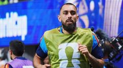 El jugador del Celta Borja Iglesias, en un partido del Mundial con la selecci�n espa�ola.