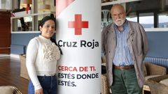 Carmen Virla encontr trabajo con el Plan de Empleo de Cruz Roja y Floro Lpez, voluntario en Pontevedra