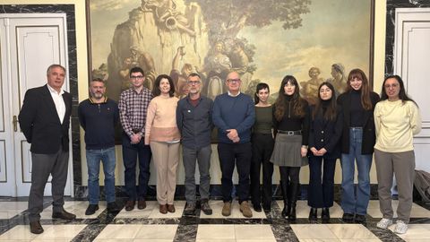 El subdelegado del Gobierno recibi� a los nuevos trabajadores.