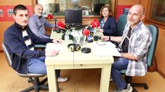 Los cuatro candidatos de Fisterra: Luis Insua (PP), Jos� Marcote (PSOE), �urea Dom�nguez (Alternativa) y Kuka Sar (BNG)
