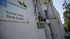 La escuela infantil de Santa Susana, en Santiago.