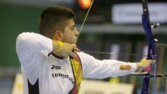 Miguel Alvari�o, durante la prueba celebrada en As Pontes