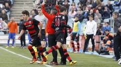 Santi Mina entr� en sustituci�n de Iago Aspas en el choque del 16 de febrero del 2013.