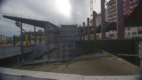 Obras en la Intermodal de Lugo