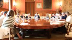 Un momento de la junta de gobierno provincial celebrada este viernes