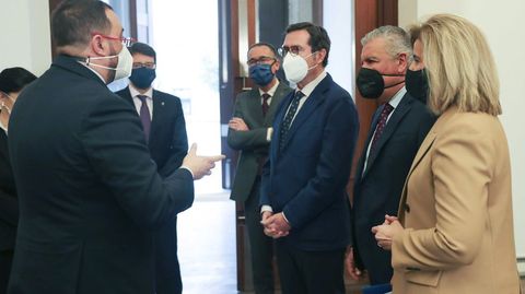 Barb�n, junto a Antonio Garamendi