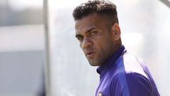 Imagen de archivo de Dani Alves, condenado a cuatro aos y medio de prisin por violar a una joven en el bao de un reservado de la discoteca Sutton de Barcelona en diciembre del 2022