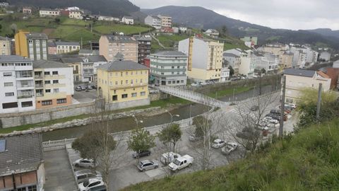 Vista parcial del casco urbano de A Pontenova
