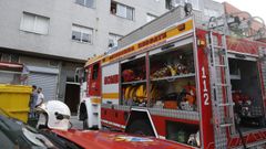 Imagen de archivo de una intervenci�n de los bomberos de Arteixo